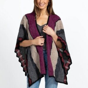 Johnny Was Riley Alpaca Cape wrap
